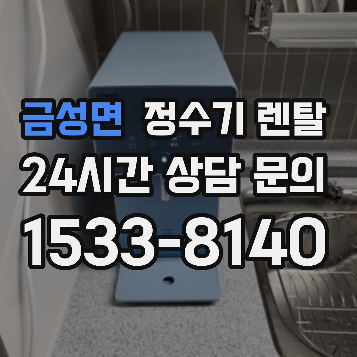 금성면 정수기 렌탈 정량 출수 기능이 실사용에 좋은 이유