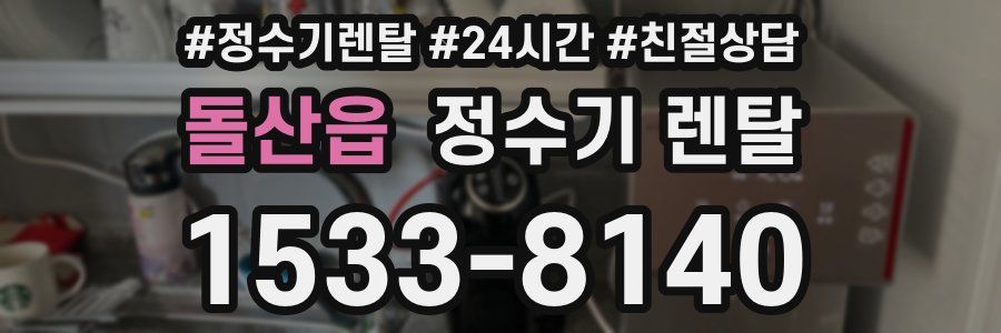 돌산읍 정수기 렌탈
