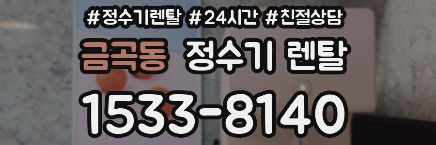 금곡동 정수기 렌탈