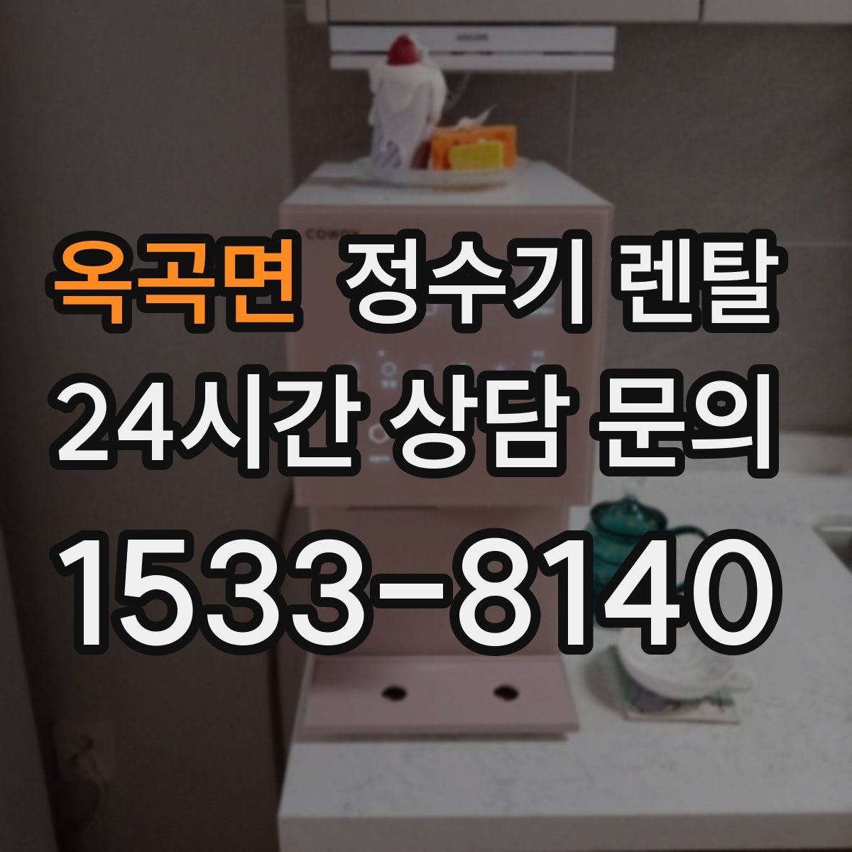 옥곡면 정수기 렌탈 빌트인형과 스탠드형 차이 정리