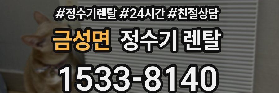 금성면 정수기 렌탈