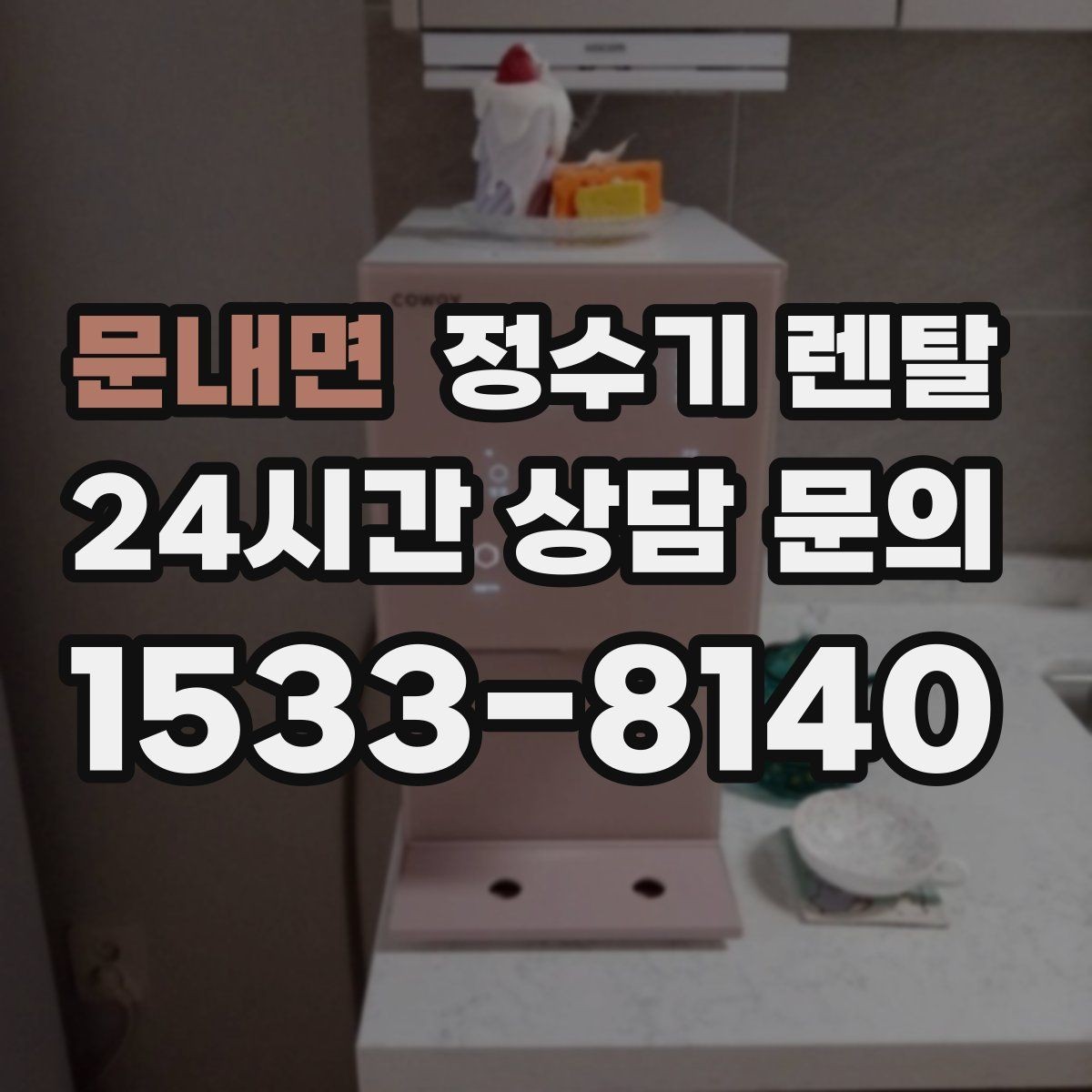 문내면 정수기 렌탈 저수조형이 유리한 집은 어떤 곳일까