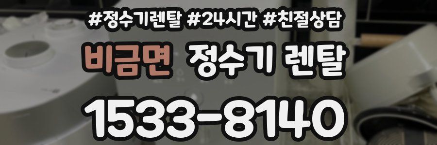 비금면 정수기 렌탈