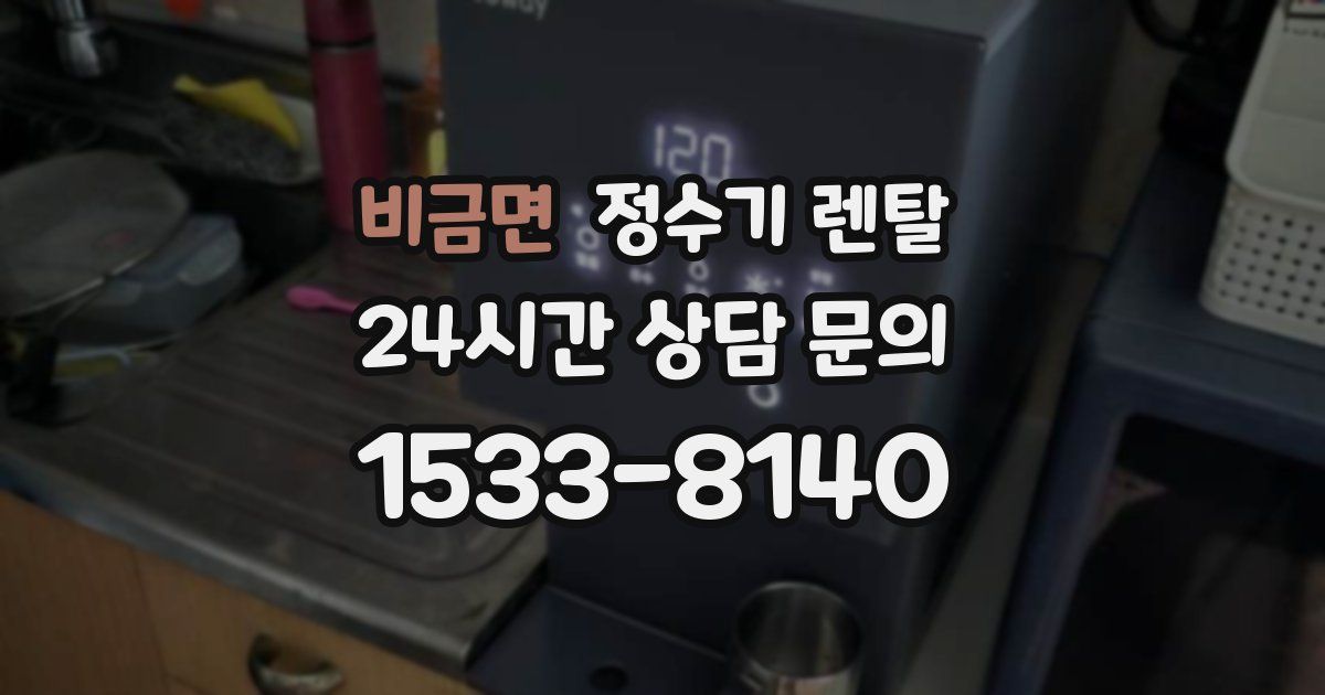 비금면 정수기 렌탈
