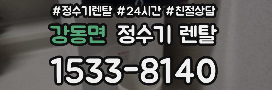강동면 정수기 렌탈