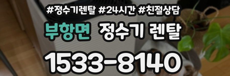 부항면 정수기 렌탈