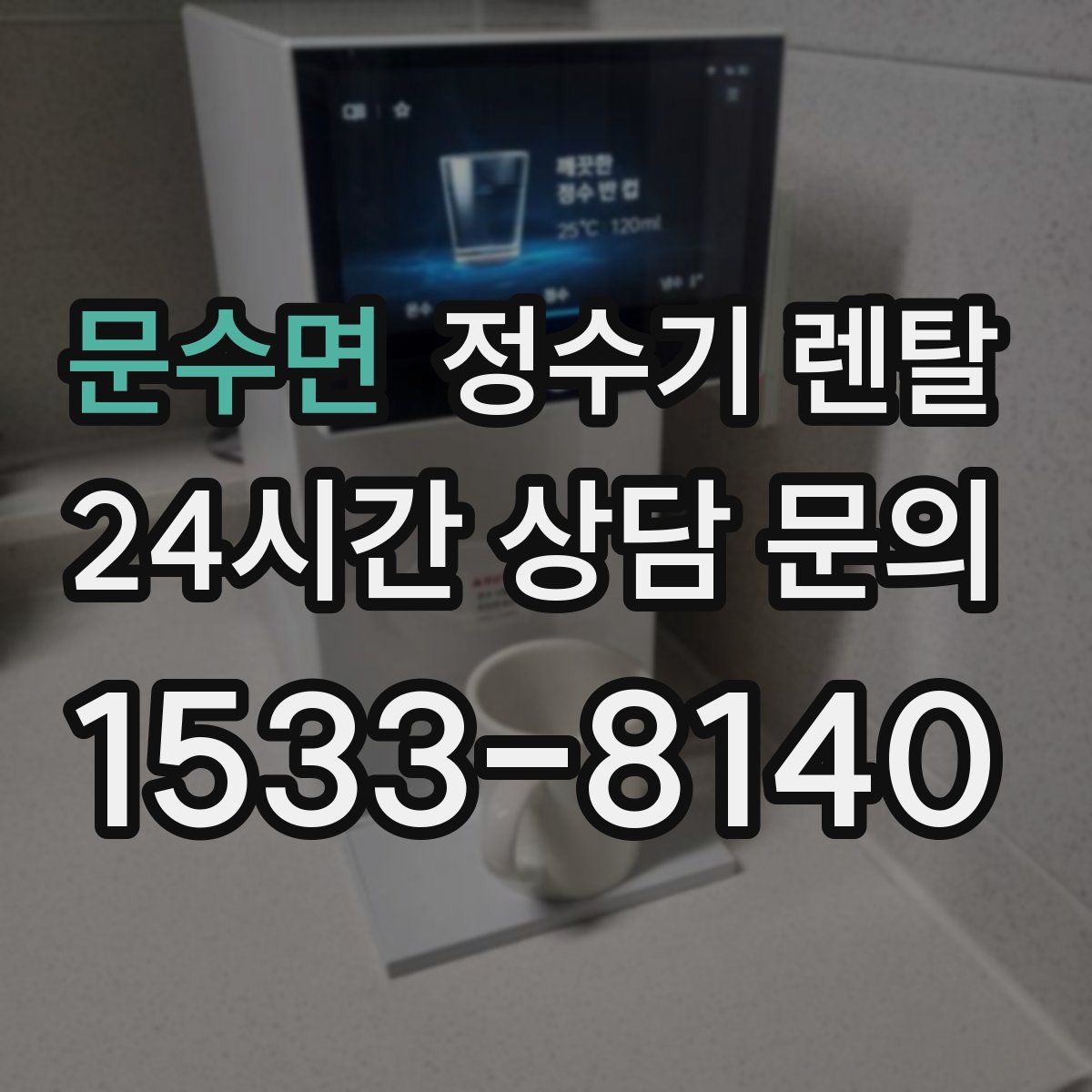 문수면 정수기 렌탈