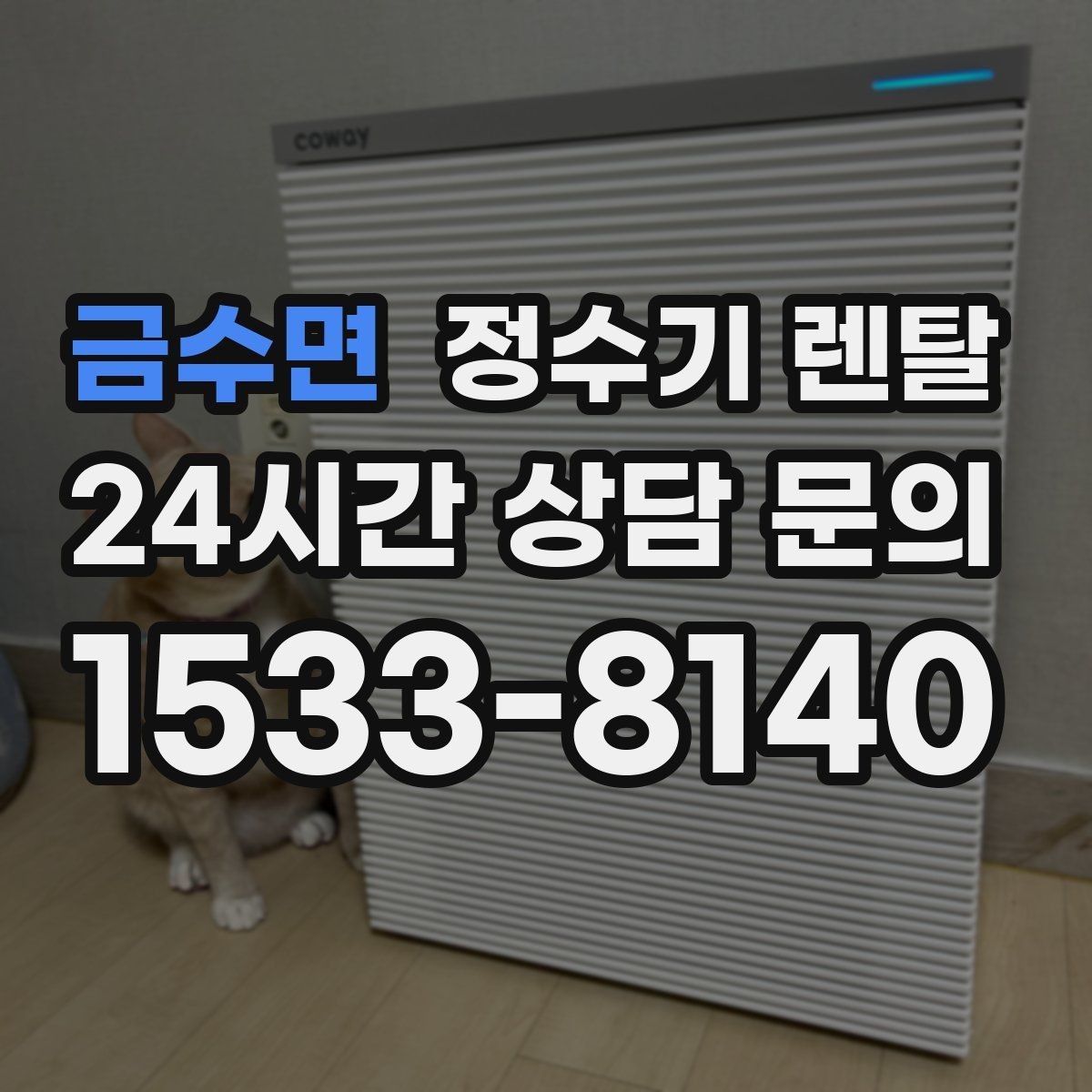 금수면 정수기 렌탈 스테인리스 소재가 인기인 이유
