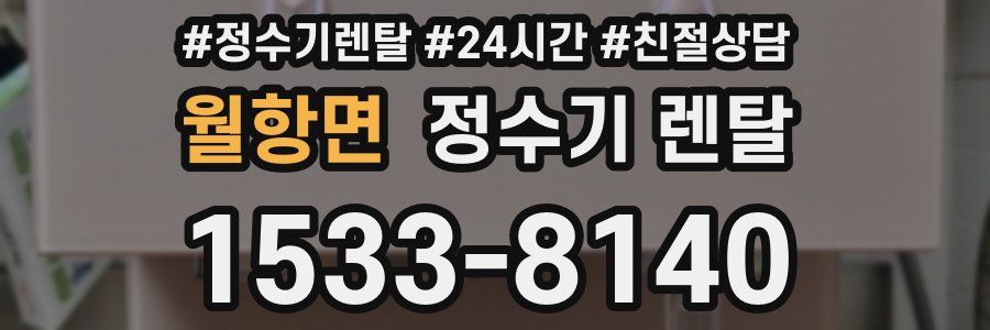 월항면 정수기 렌탈