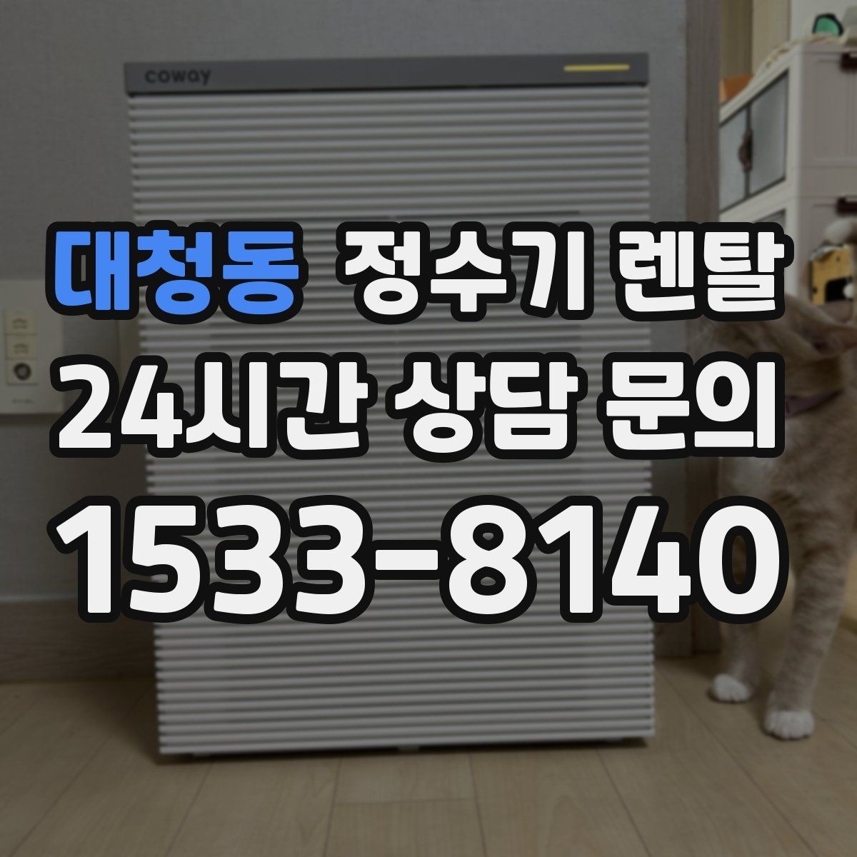대청동 정수기 렌탈 물 보관 공간이 부족하면 렌탈이 편한 이유