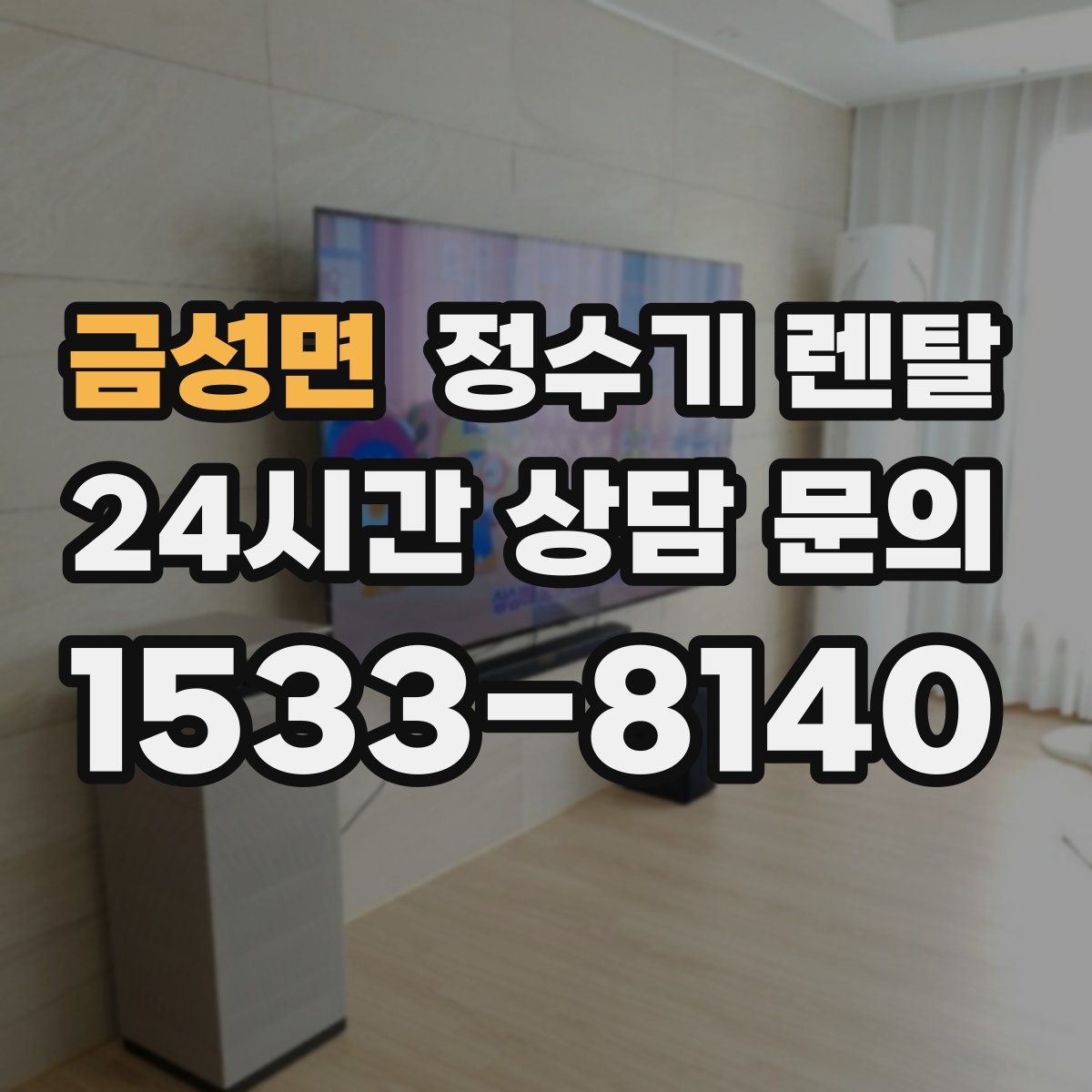 금성면 정수기 렌탈