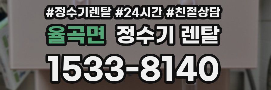 율곡면 정수기 렌탈