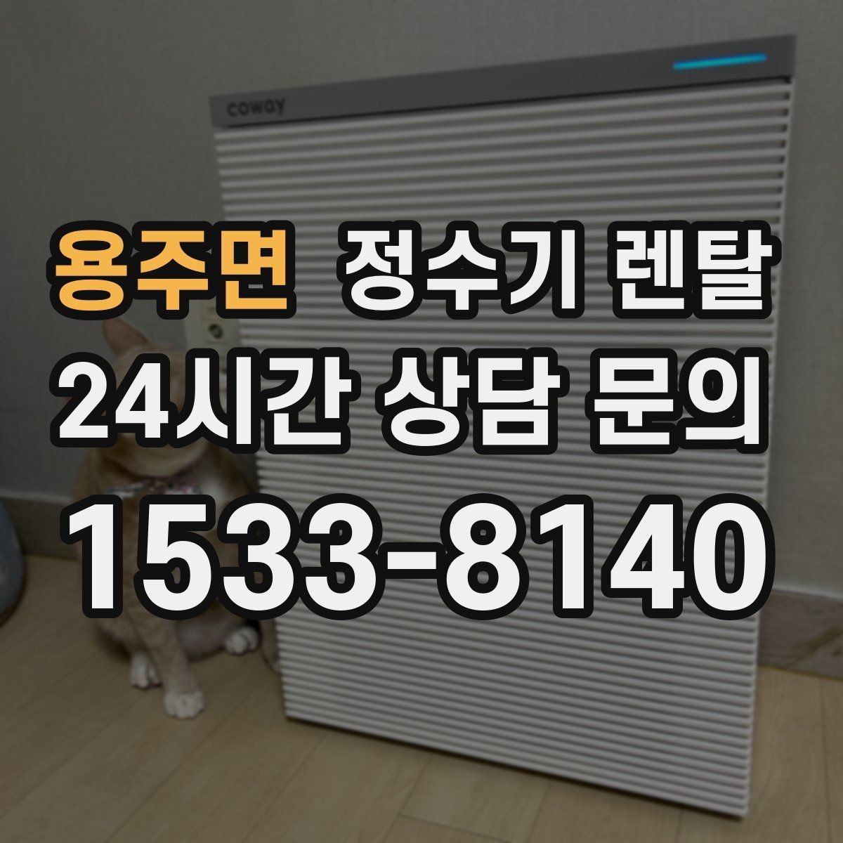 용주면 정수기 렌탈 출수가 약해지면 필터 교체 시기일 수 있습니다