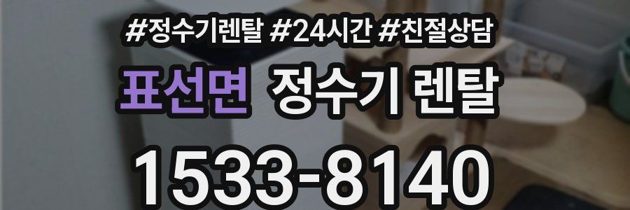 표선면 정수기 렌탈