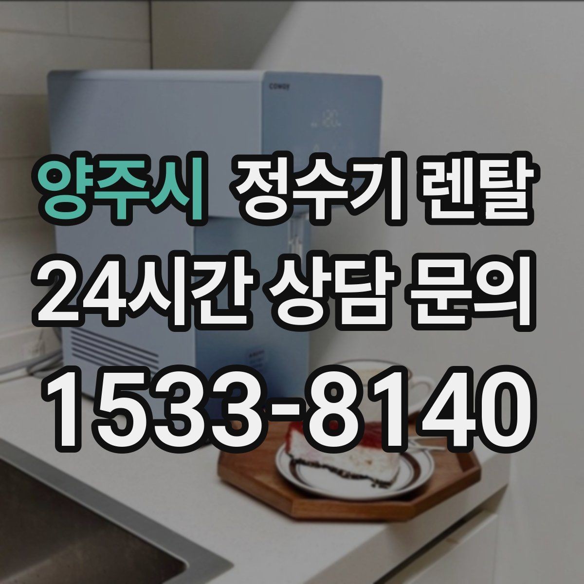 양주시 정수기 렌탈 정수 전용이 더 좋은 경우 정리