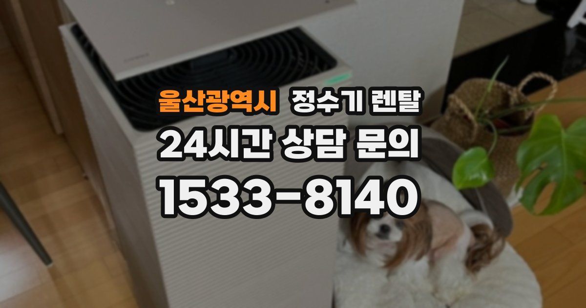 울산광역시 정수기 렌탈