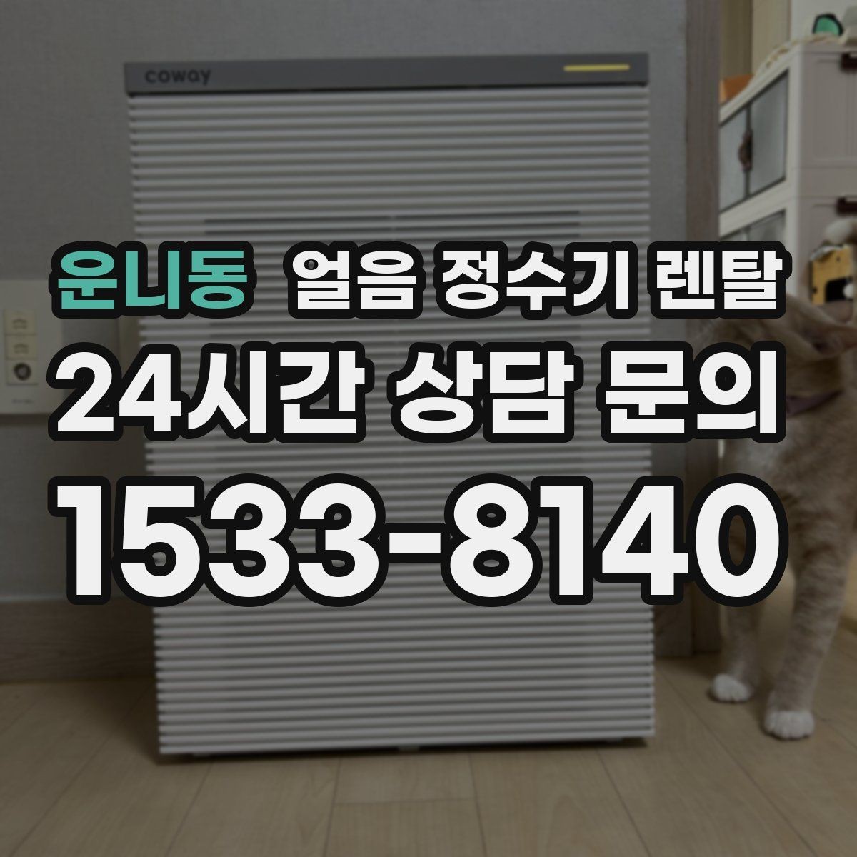운니동 얼음 정수기 렌탈 초기 얼음은 버려야 하는 이유