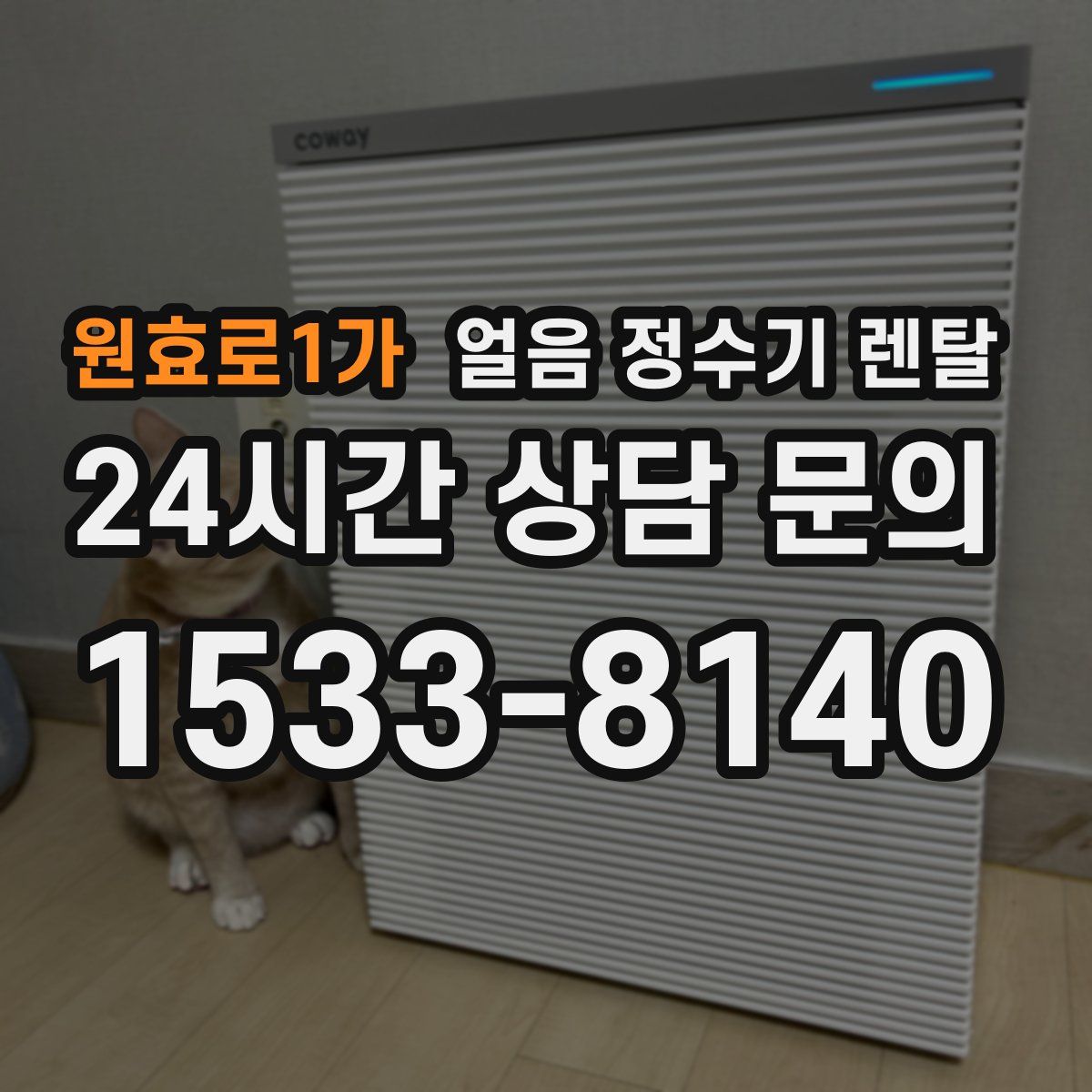 원효로1가 얼음 정수기 렌탈