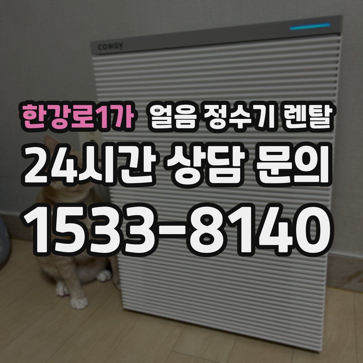 한강로1가 얼음 정수기 렌탈 코크(출수구) 살균 기능 체크 포인트