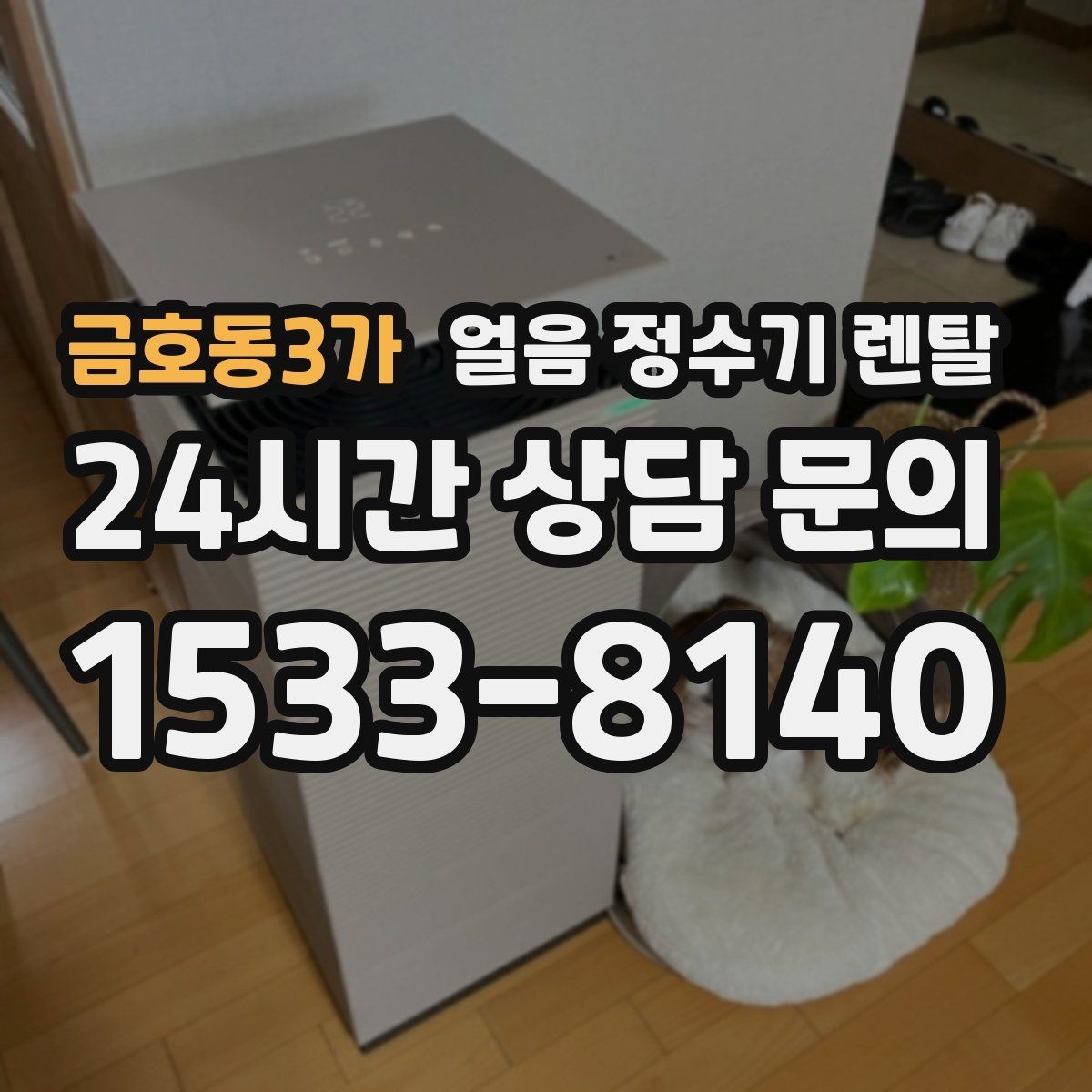 금호동3가 얼음 정수기 렌탈 아이 어르신도 쉽게 쓰는 조작 방식