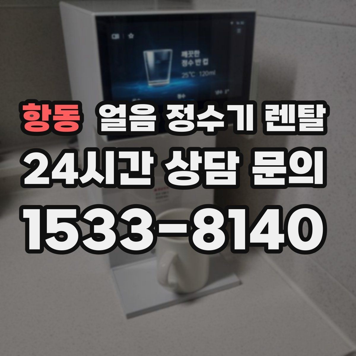 항동 얼음 정수기 렌탈 손님 올 때 얼음 걱정 없는 집 만들기
