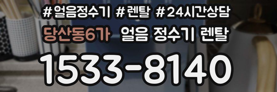 당산동6가 얼음 정수기 렌탈