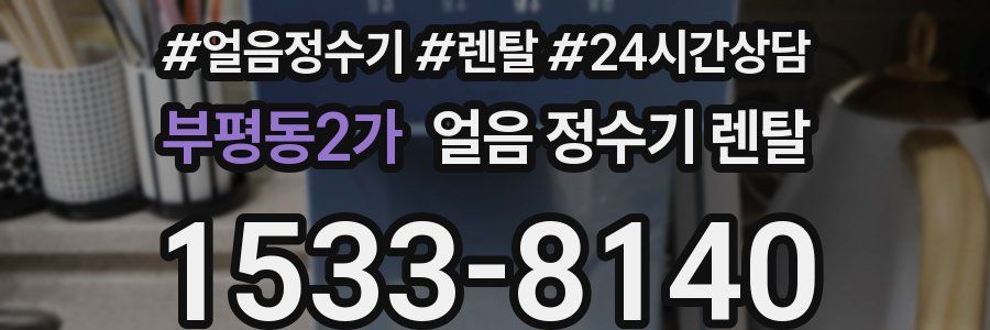 부평동2가 얼음 정수기 렌탈