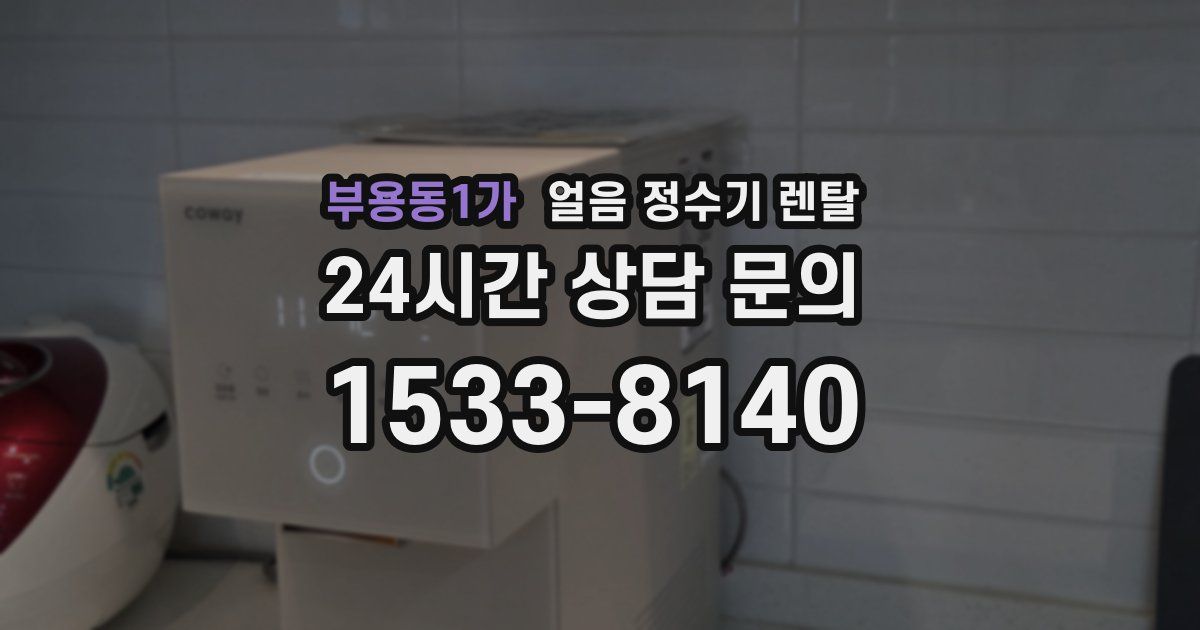 부용동1가 얼음 정수기 렌탈
