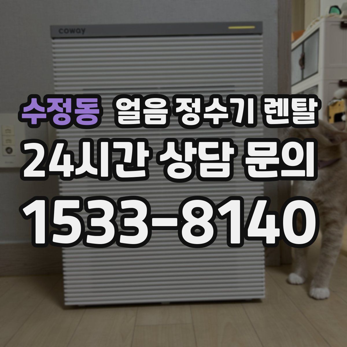 수정동 얼음 정수기 렌탈