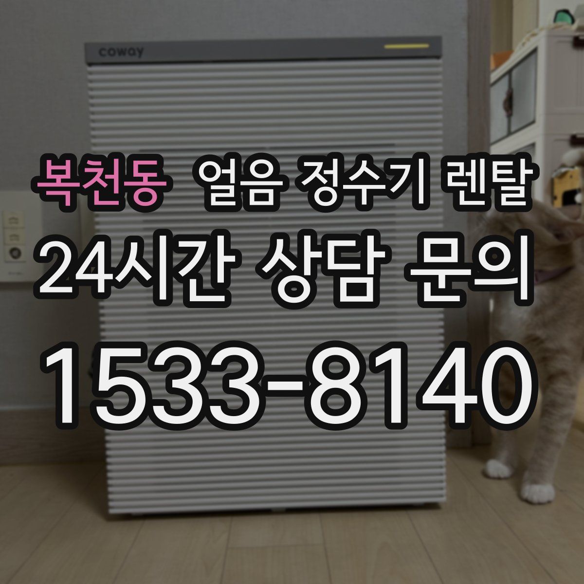 복천동 얼음 정수기 렌탈