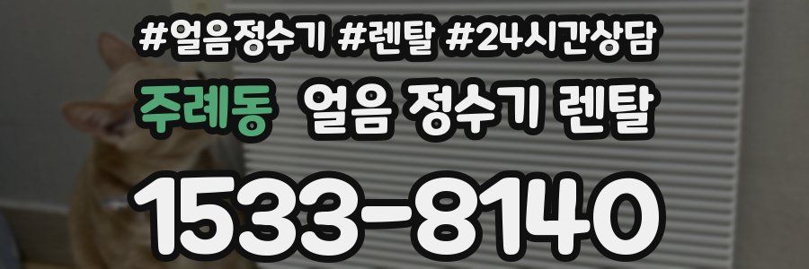 주례동 얼음 정수기 렌탈