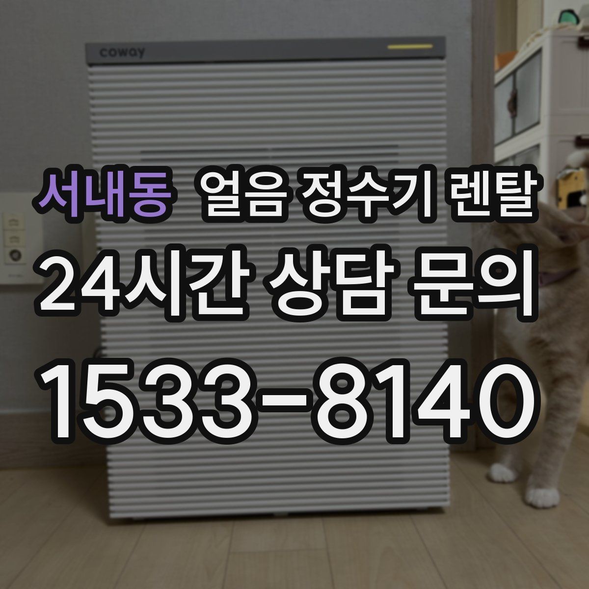 서내동 얼음 정수기 렌탈 필터 교체 시기가 얼음 맛에 영향을 주는 이유