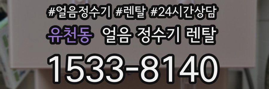 유천동 얼음 정수기 렌탈