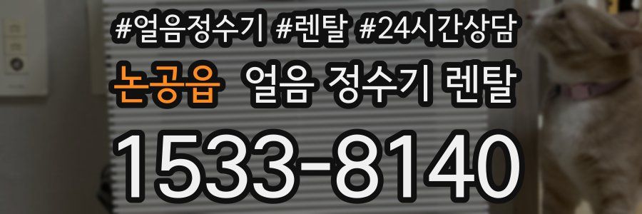 논공읍 얼음 정수기 렌탈