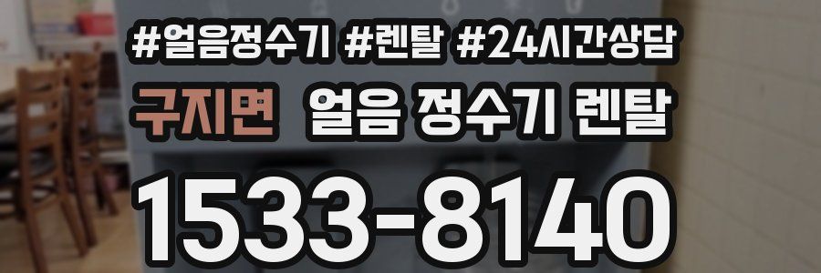 구지면 얼음 정수기 렌탈