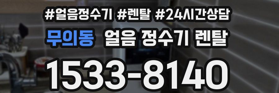 무의동 얼음 정수기 렌탈