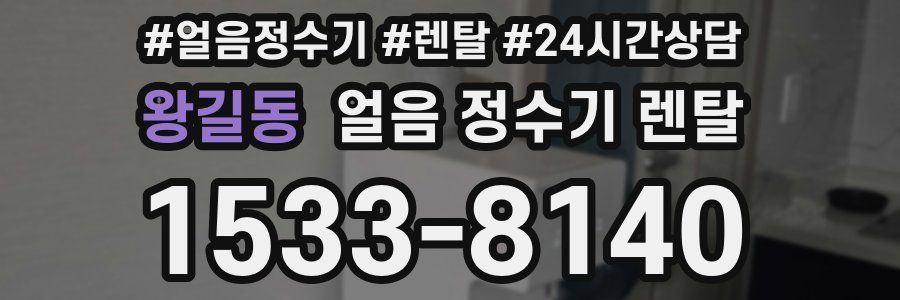 왕길동 얼음 정수기 렌탈