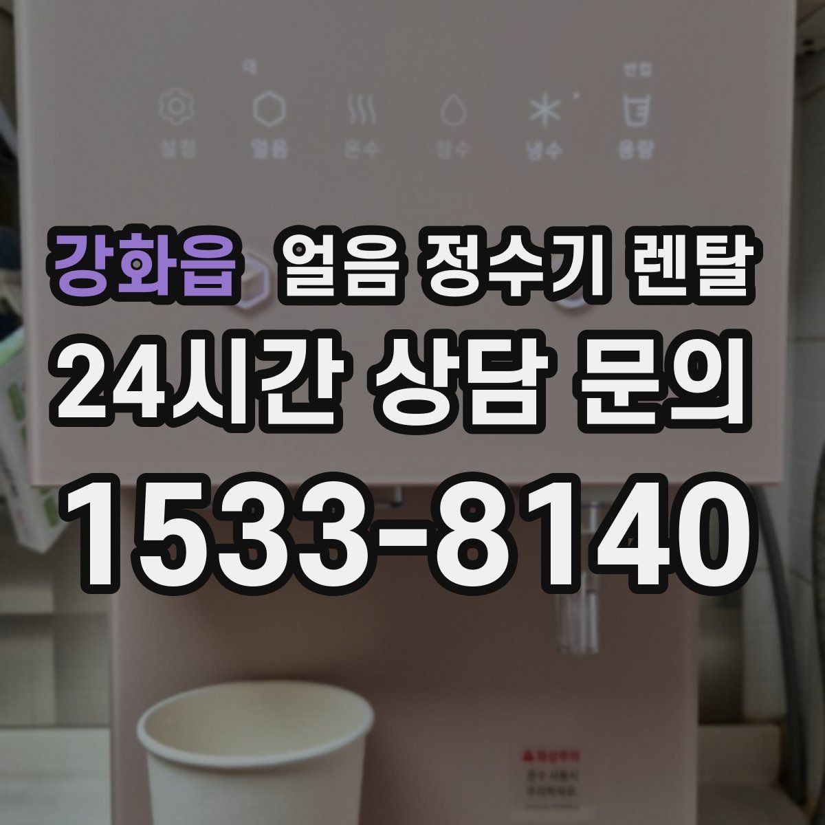 강화읍 얼음 정수기 렌탈 하루 얼음 사용량으로 모델 고르는 방법