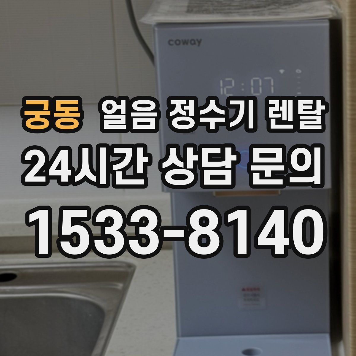 궁동 얼음 정수기 렌탈