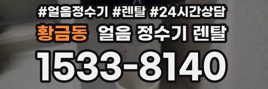 황금동 얼음 정수기 렌탈