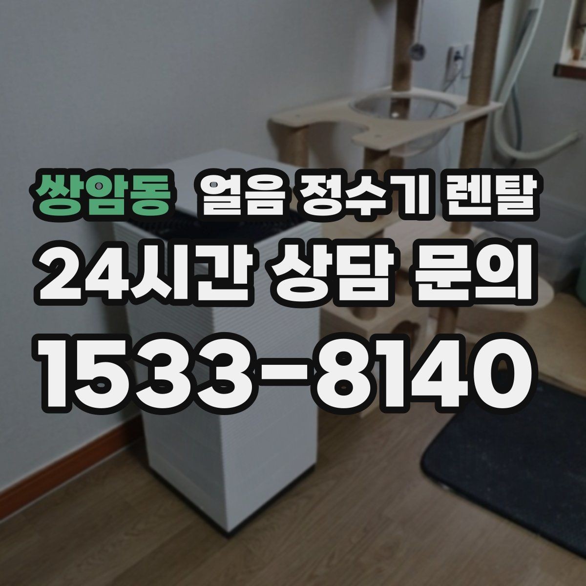 쌍암동 얼음 정수기 렌탈 큐브 얼음이 음료 맛에 좋은 이유