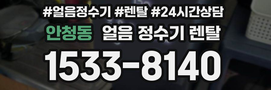 안청동 얼음 정수기 렌탈