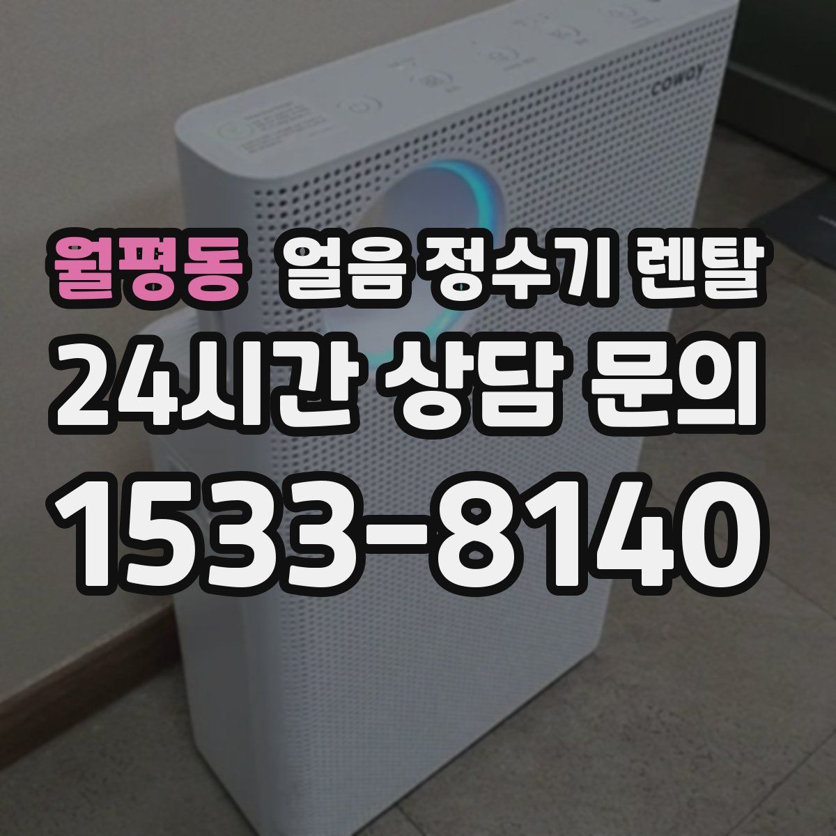 월평동 얼음 정수기 렌탈