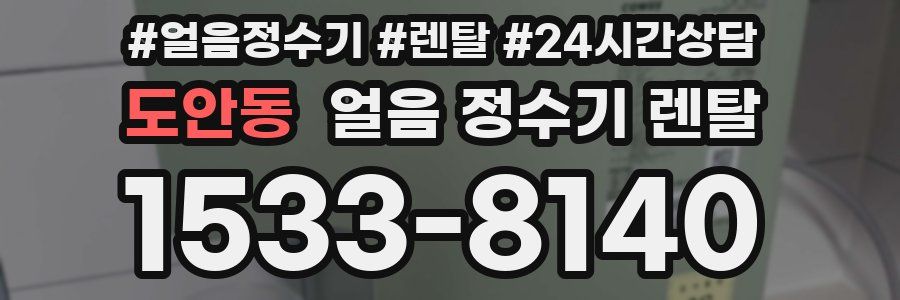 도안동 얼음 정수기 렌탈