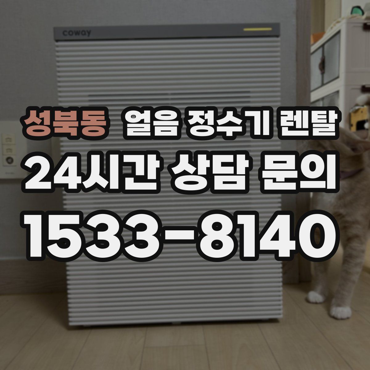 성북동 얼음 정수기 렌탈