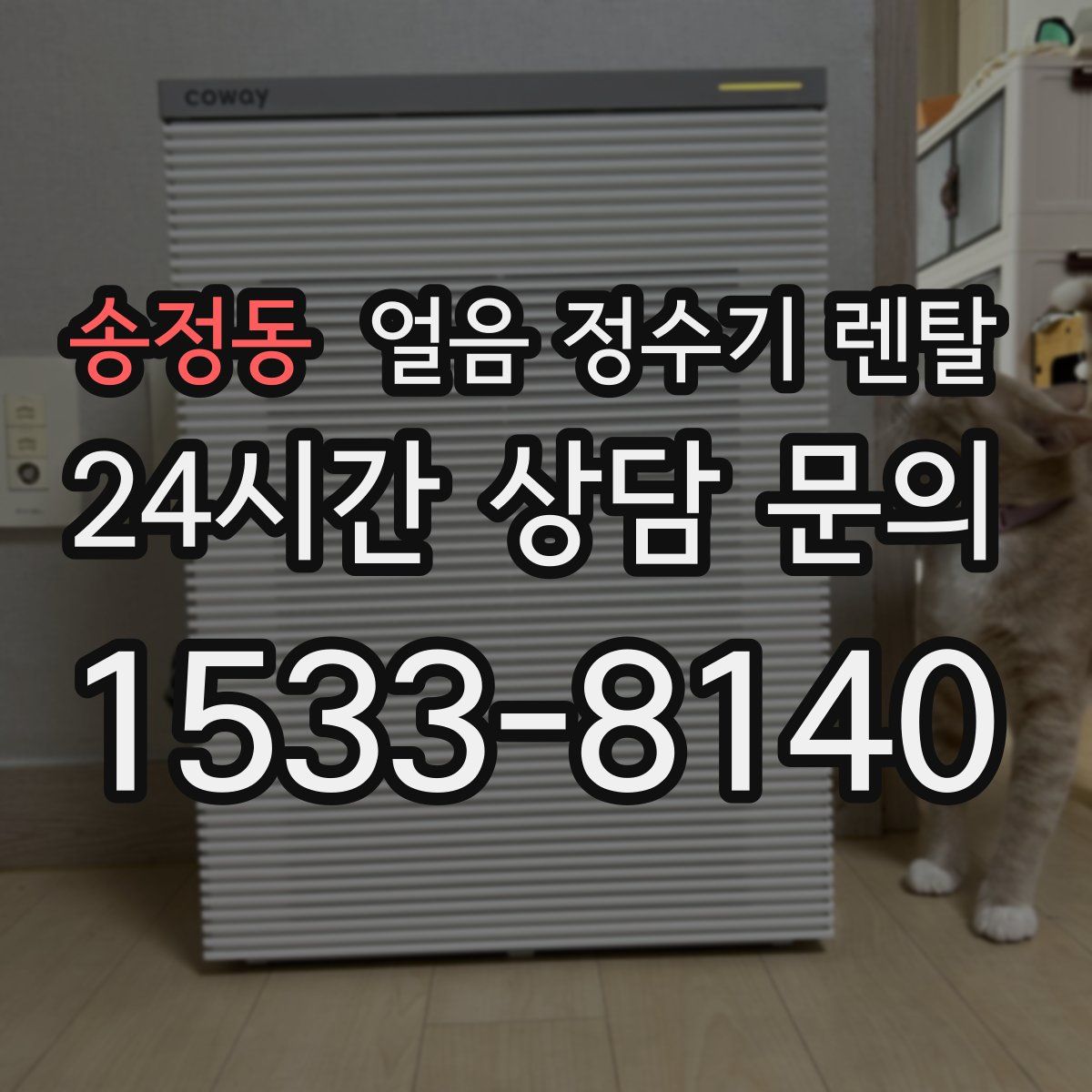 송정동 얼음 정수기 렌탈