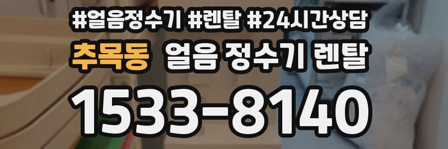 추목동 얼음 정수기 렌탈