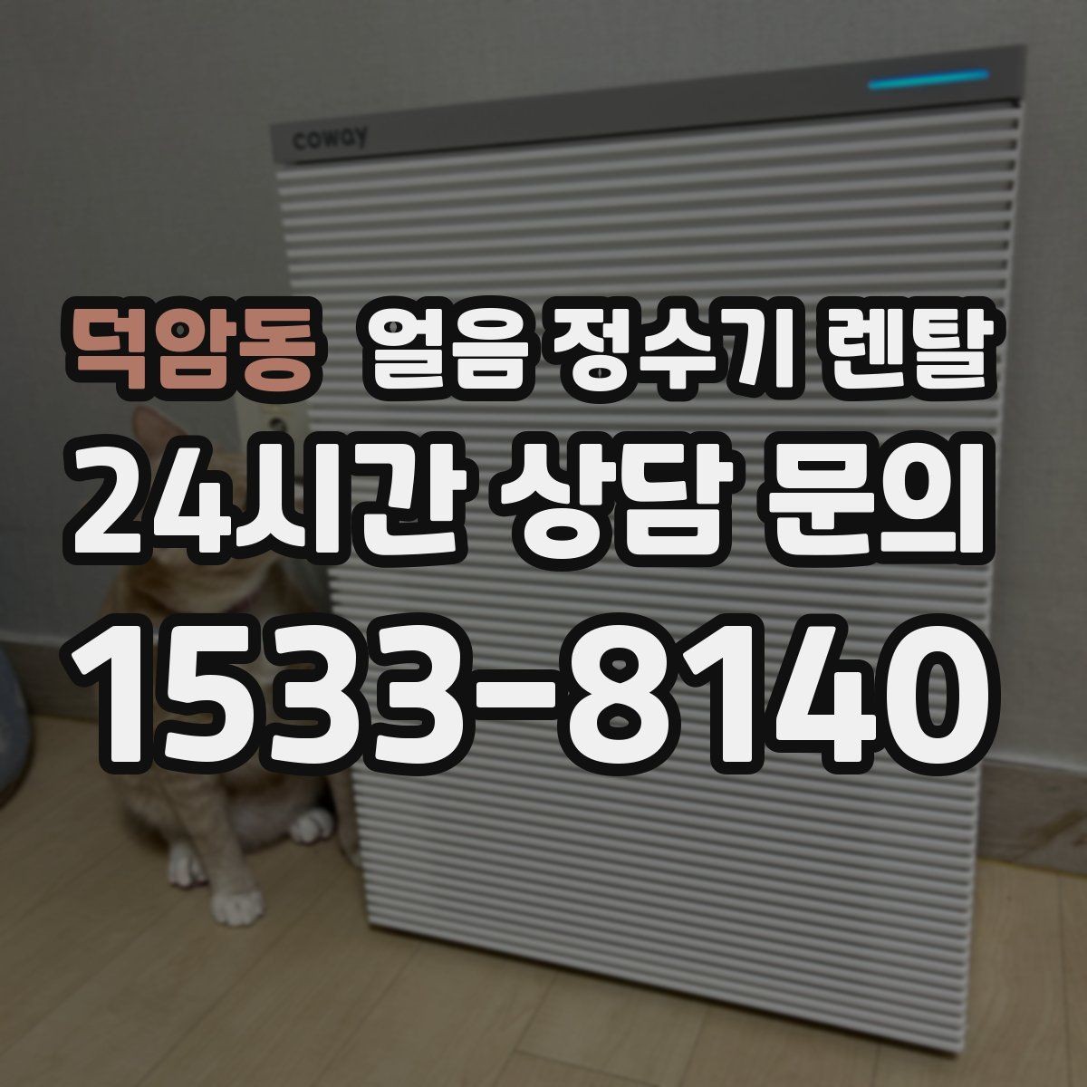 덕암동 얼음 정수기 렌탈 설치 가능 여부를 빠르게 판단하는 방법