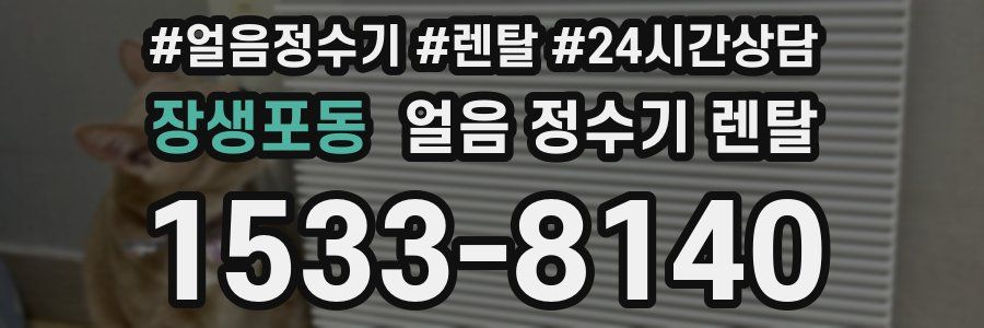 장생포동 얼음 정수기 렌탈