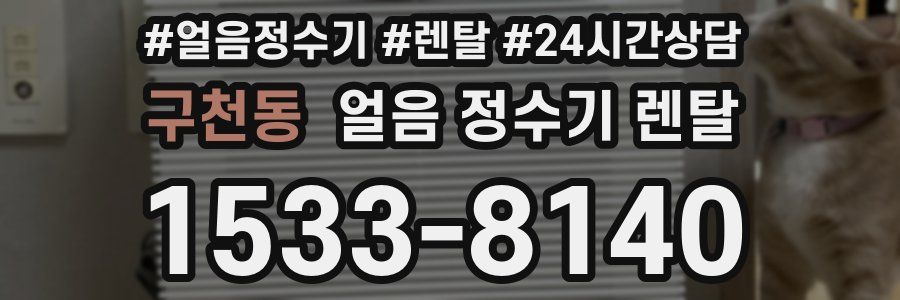 구천동 얼음 정수기 렌탈